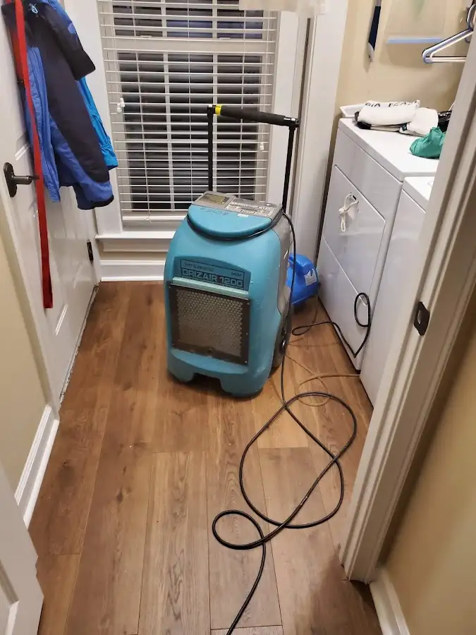 Commercial dehumidifier deployed for Flood Damage Cleanup in Doral