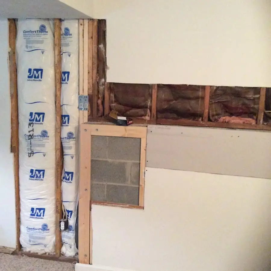 Wall insulation replacement during Structural Drying in Doral
